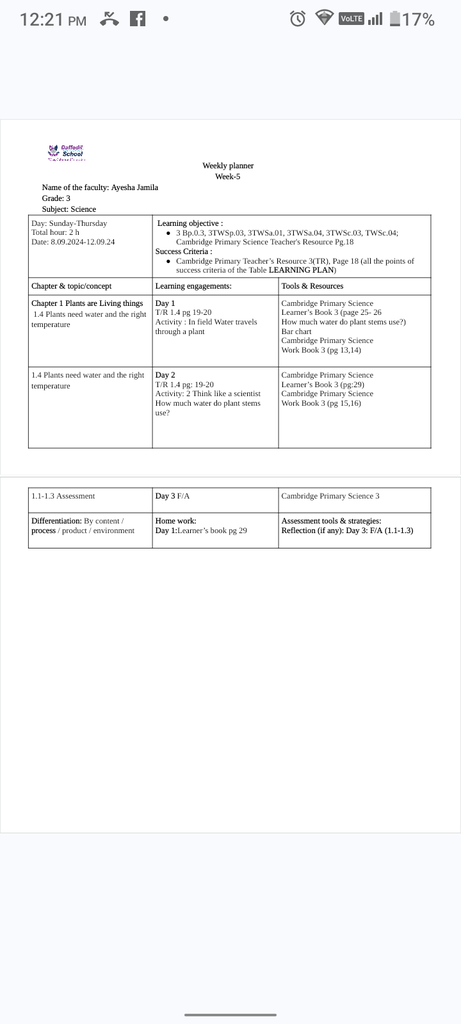 L/P Week 5