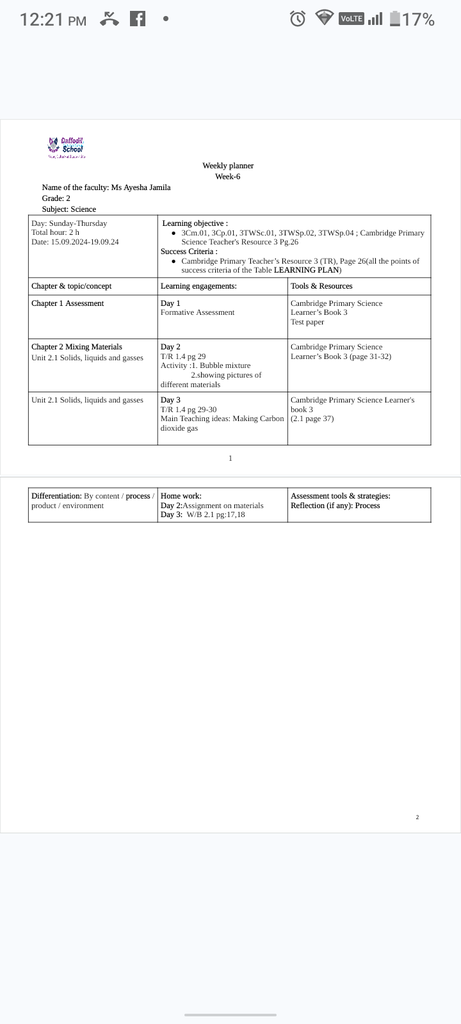 L/P Week 6