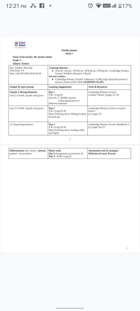 L/P Week 7